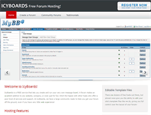 Tablet Screenshot of icyboards.com